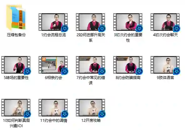 坏男孩学院《约会课程》实战指南：揭秘高吸引力约会技巧-沉沉情感网