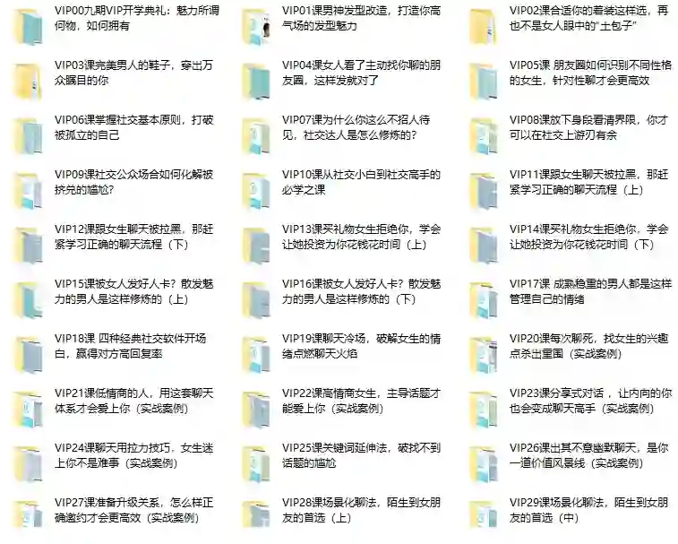 图片[1]-山本教育素云九期VIP脱单特训班：实战指南+限时专属揭秘-沉沉情感网