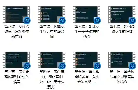 《女性心理》实战指南：绅士必修的亲密关系揭秘-沉沉情感网