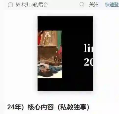 林老头《24年核心内容》实战指南｜私教专属限时揭秘-沉沉情感网