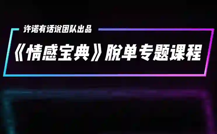 许诺《情感宝典》2025新版：实战指南+限时揭秘+专属情感提升方案-沉沉情感网